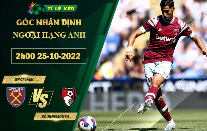 soi kèo West Ham vs Bournemouth