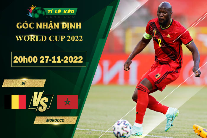 soi kèo Bỉ vs Morocco