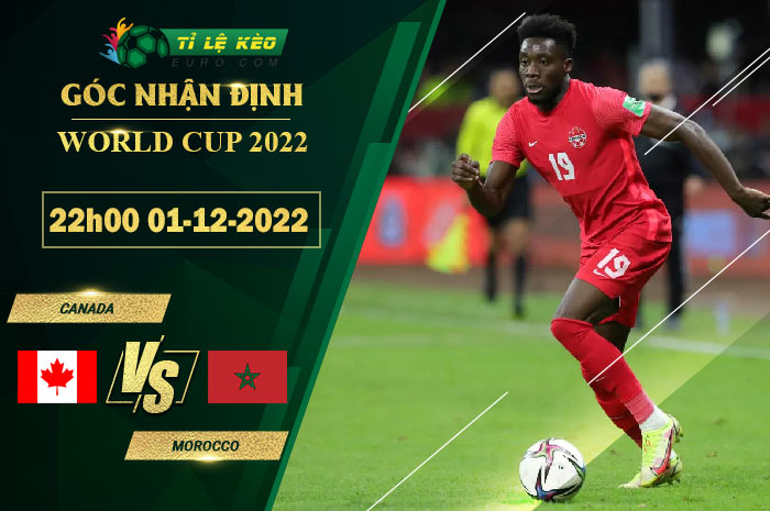 soi kèo Canada vs Morocco
