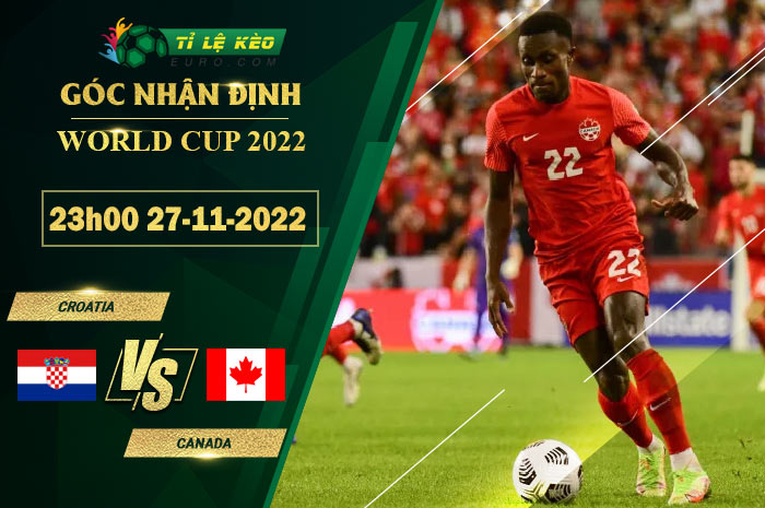 soi kèo Croatia vs Canada