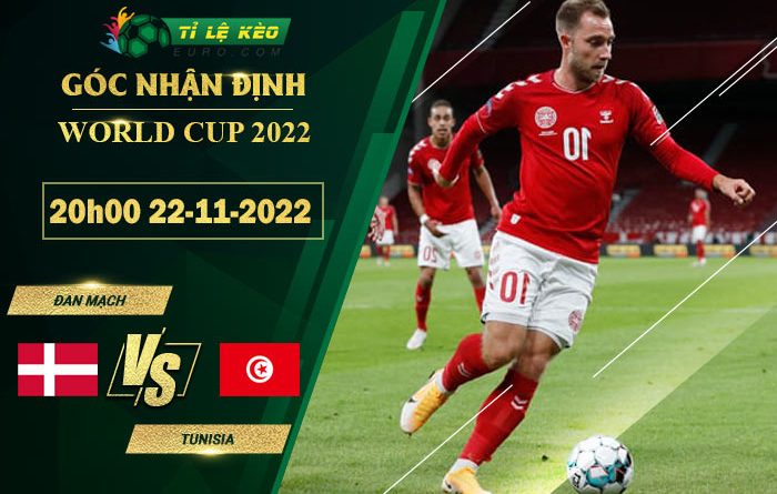 soi kèo Đan Mạch vs Tunisia