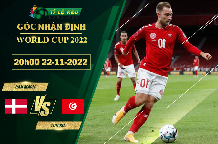 soi kèo Đan Mạch vs Tunisia