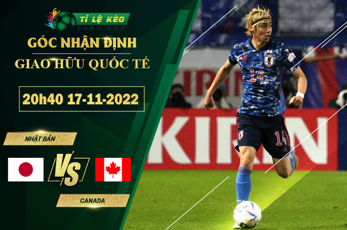 soi kèo Nhật Bản vs Canada