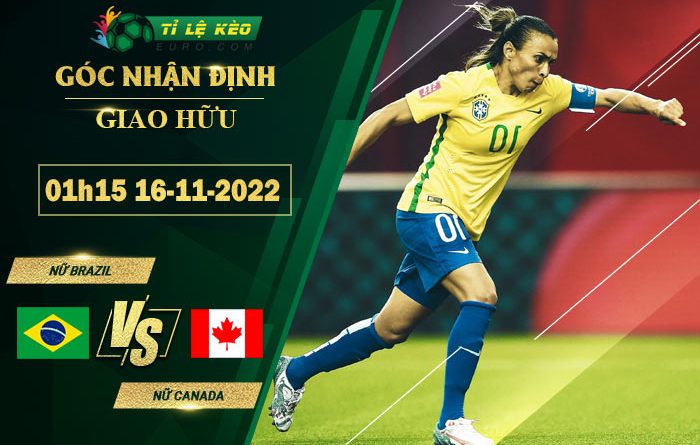 soi kèo Nữ Brazil vs Nữ Canada