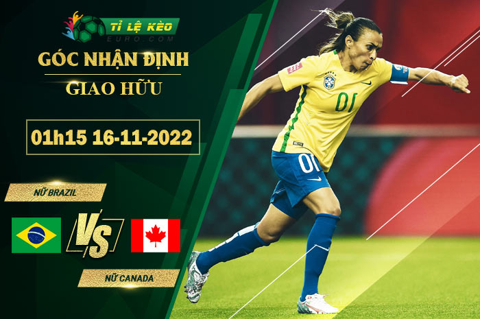 soi kèo Nữ Brazil vs Nữ Canada