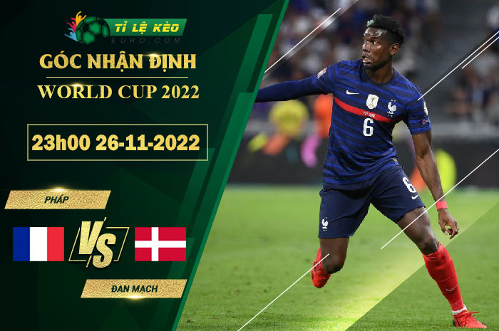 soi kèo Pháp vs Đan Mạch