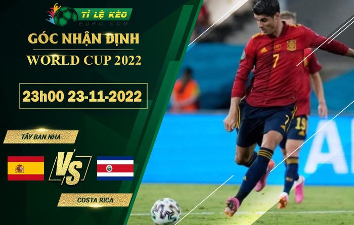 soi kèo Tây Ban Nha vs Costa Rica