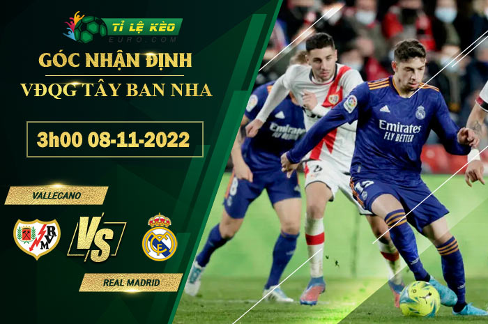 soi kèo Vallecano vs Real Madrid