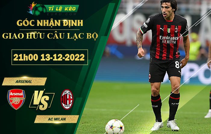 soi kèo Arsenal vs AC Milan