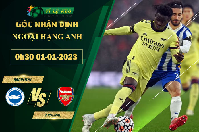 soi kèo Brighton vs Arsenal