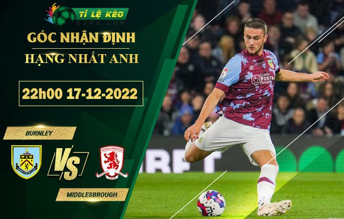 soi kèo Burnley vs Middlesbrough