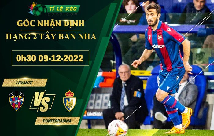 soi kèo Levante vs Ponferradina