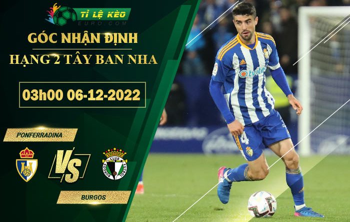 soi kèo Ponferradina vs Burgos