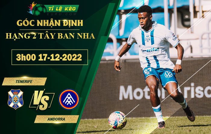soi kèo Tenerife vs Andorra CF