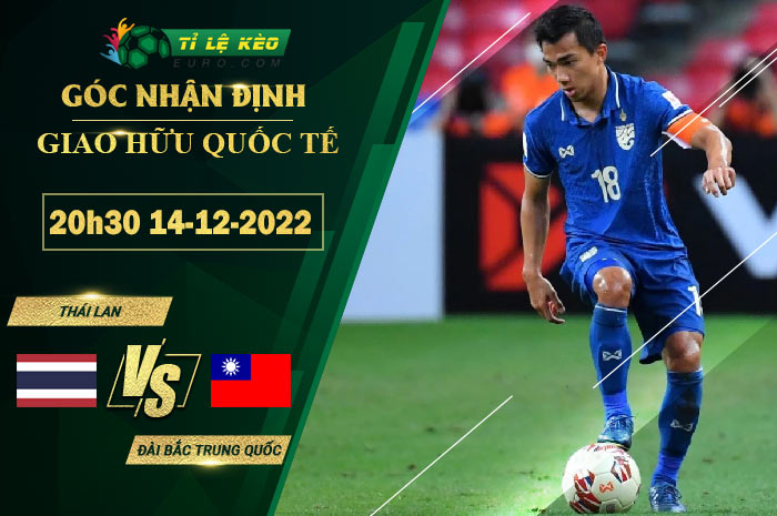 soi kèo Thái Lan vs Đài Bắc Trung Quốc