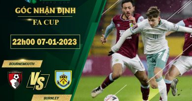 chi tiết kèo đấu Bournemouth vs Burnley