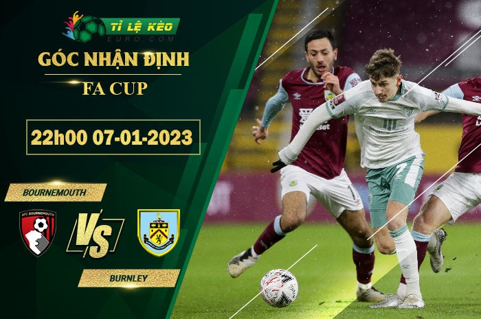chi tiết kèo đấu Bournemouth vs Burnley