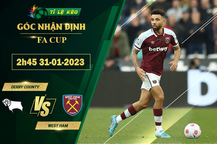 soi kèo Derby County vs West Ham
