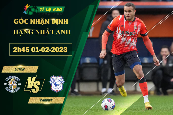 soi kèo Luton Town vs Cardiff
