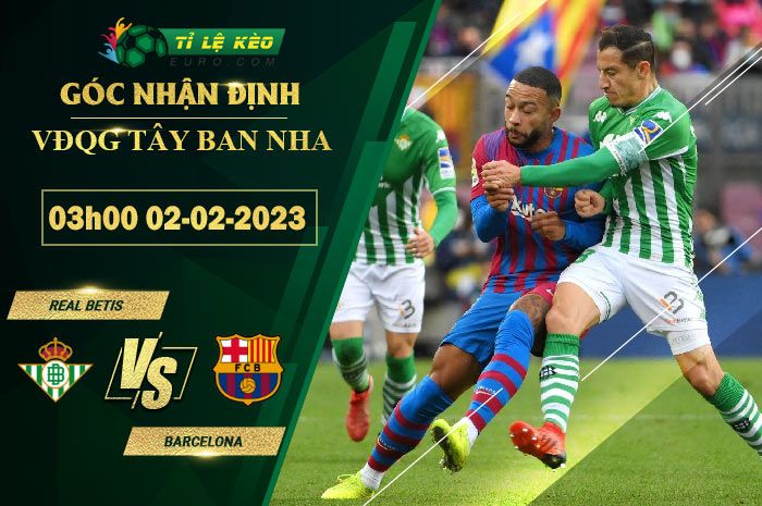 chi tiết kèo đấu Real Betis vs Barcelona