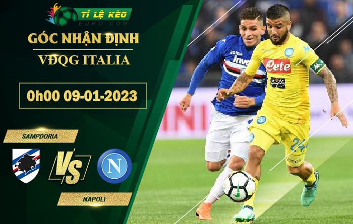 soi kèo Sampdoria vs Napoli