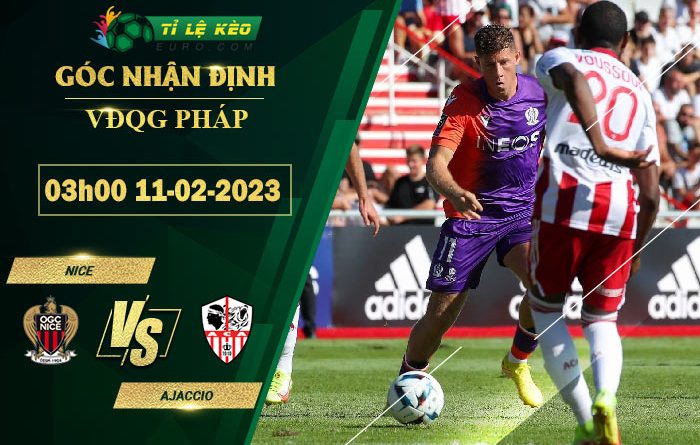 soi kèo Nice vs Ajaccio