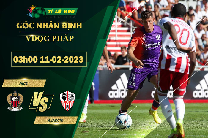 soi kèo Nice vs Ajaccio