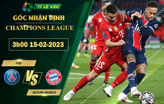 soi kèo PSG vs Bayern Munich