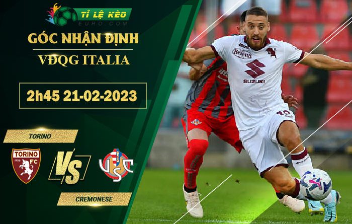 thông số đối đầu trận đấu Torino vs Cremonese