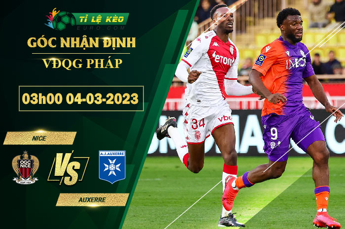 soi kèo Nice vs Auxerre