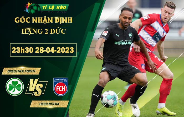 soi kèo Greuther Furth vs Heidenheim