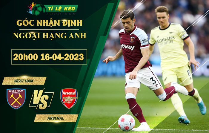 soi kèo West Ham vs Arsenal