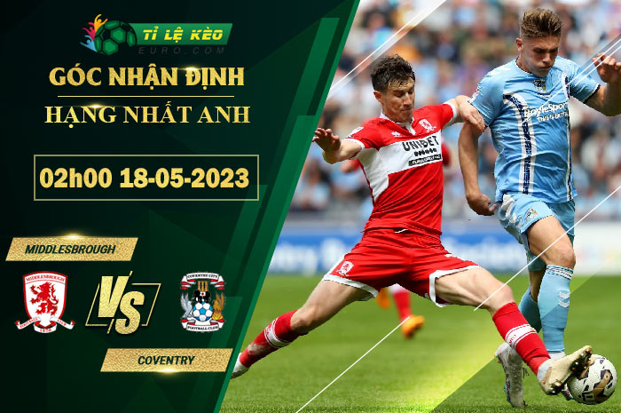 soi kèo Middlesbrough vs Coventry