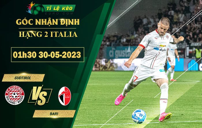 soi kèo Sudtirol vs Bari