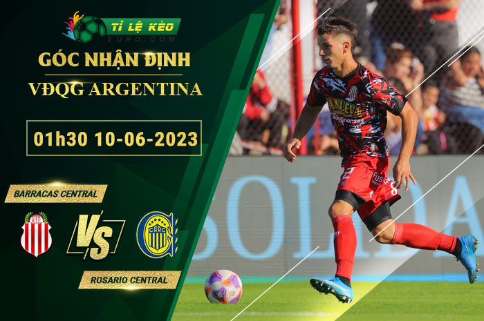 soi kèo Barracas Central vs Rosario Central