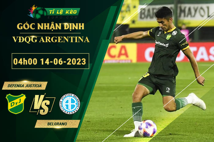 soi kèo Defensa Justicia vs Belgrano