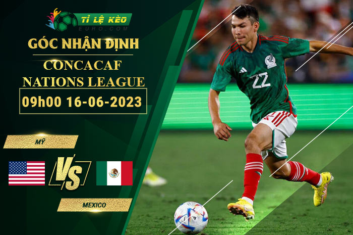 soi kèo Mỹ vs Mexico