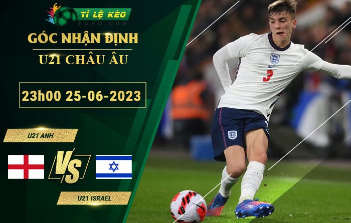 soi kèo U21 Anh vs U21 Israel