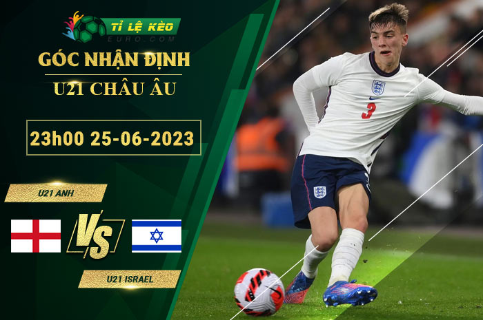 soi kèo U21 Anh vs U21 Israel