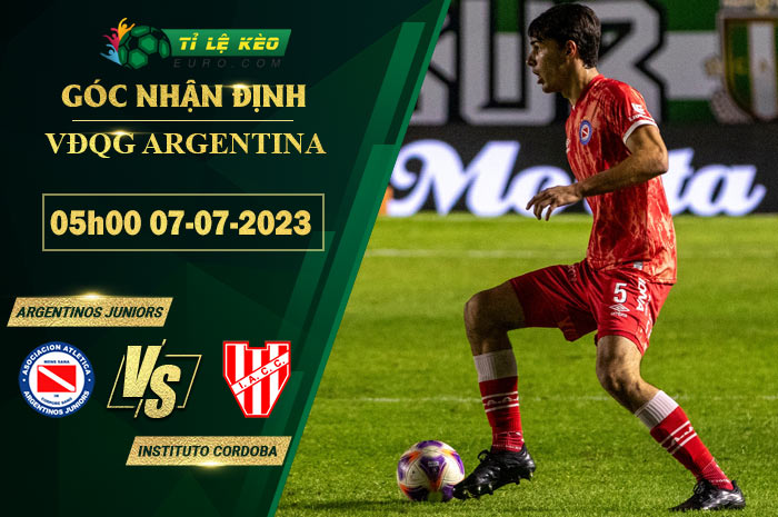 soi kèo Argentinos Juniors vs Instituto Cordoba