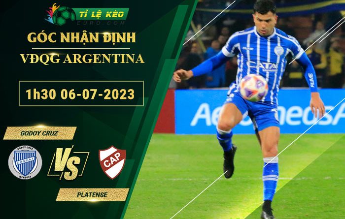 chi tiết kèo đấu Godoy Cruz vs Platense
