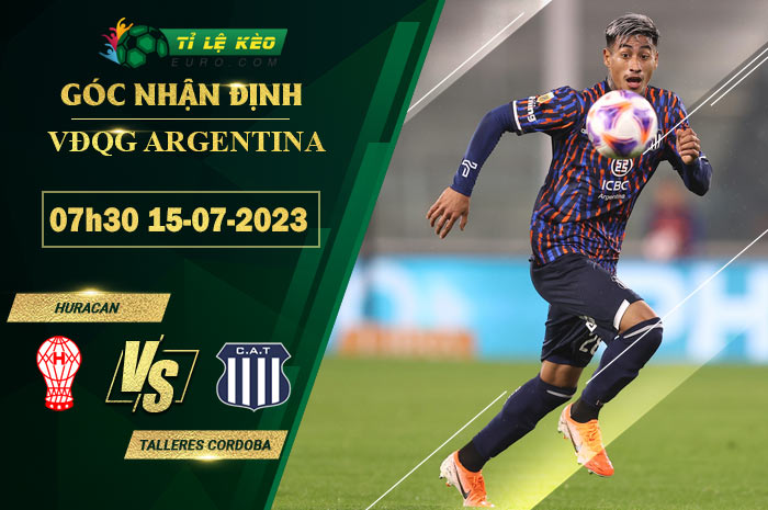 soi kèo Huracan vs Talleres Cordoba