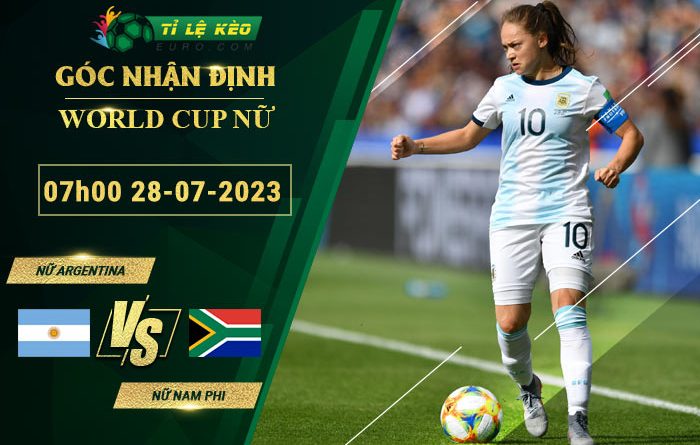 soi kèo Nữ Argentina vs Nữ Nam Phi