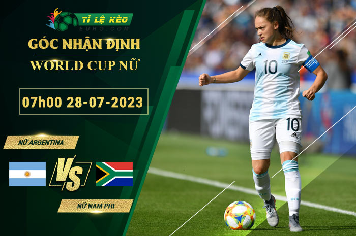soi kèo Nữ Argentina vs Nữ Nam Phi