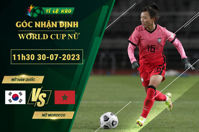 soi kèo Nữ Hàn Quốc vs Nữ Morocco