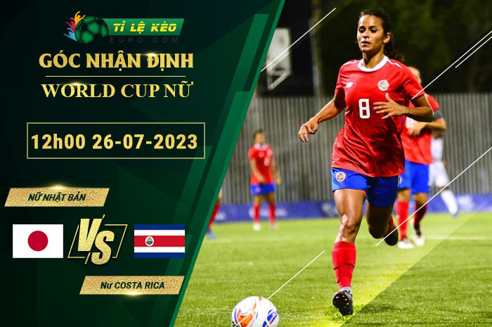thông số đối đầu trận đấu Nữ Nhật Bản vs Nữ Costa Rica