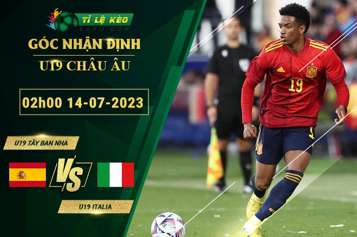 soi kèo U19 Tây Ban Nha vs U19 Italia