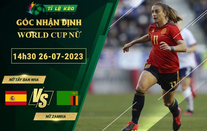 thông số đối đầu trận đấu Nữ Tây Ban Nha vs Nữ Zambia