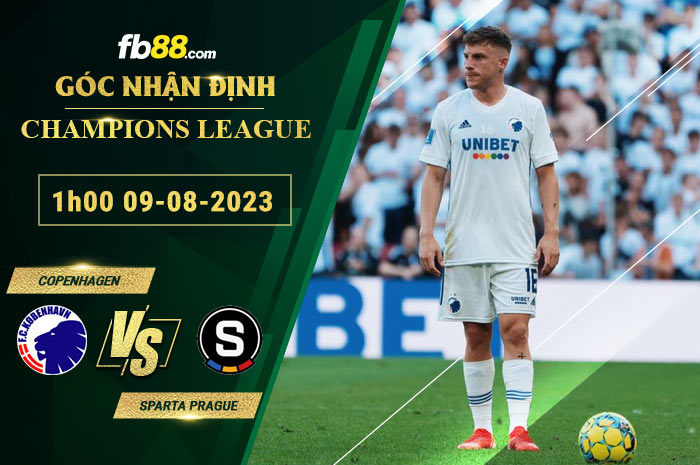 soi kèo Copenhague vs Sparta Prague
