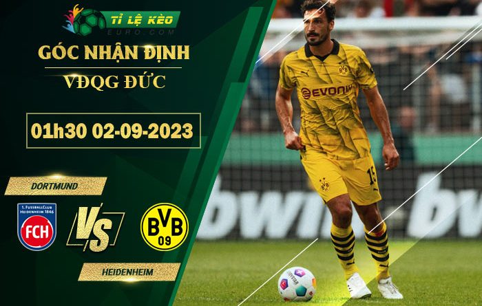 soi kèo Dortmund vs Heidenheim